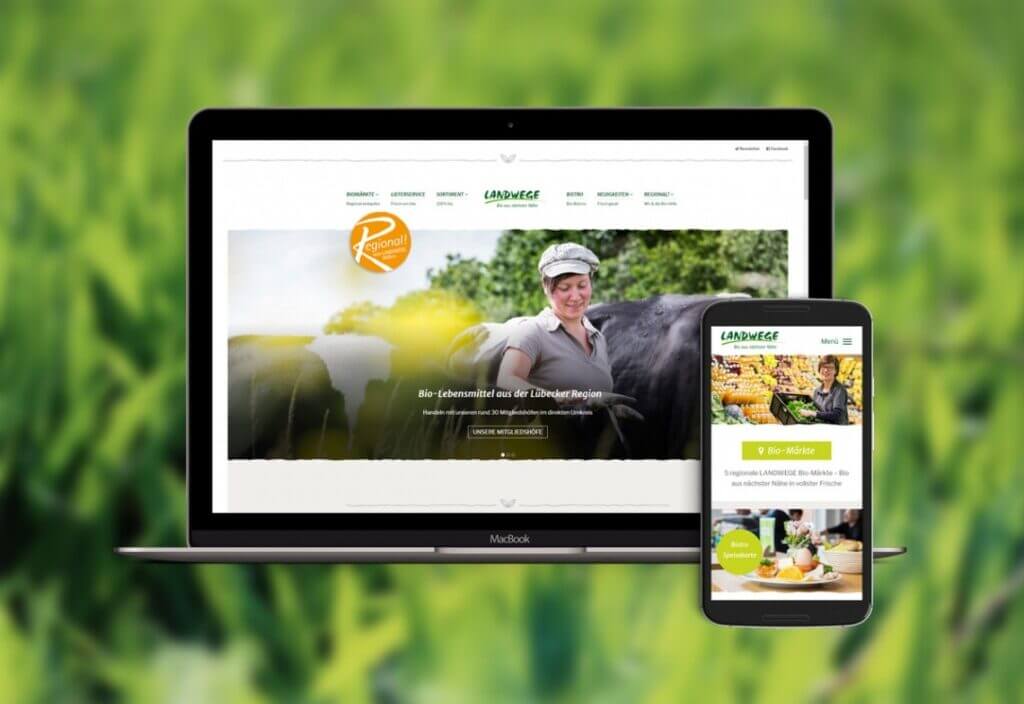 Relaunch Landwege Webseite