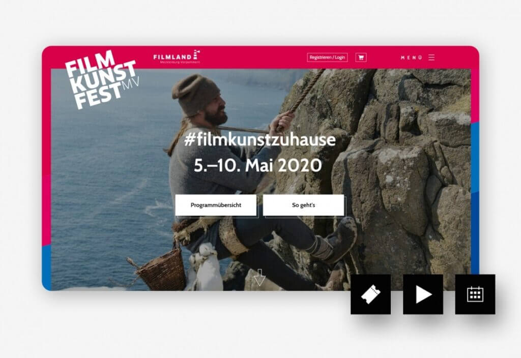 Neue Webseite für das Filmkunstfest MV