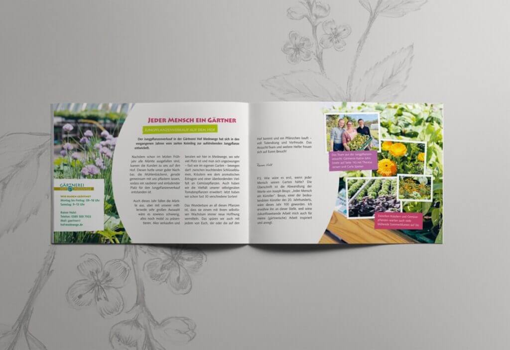 Innenseiten Hofmagazin Medewege