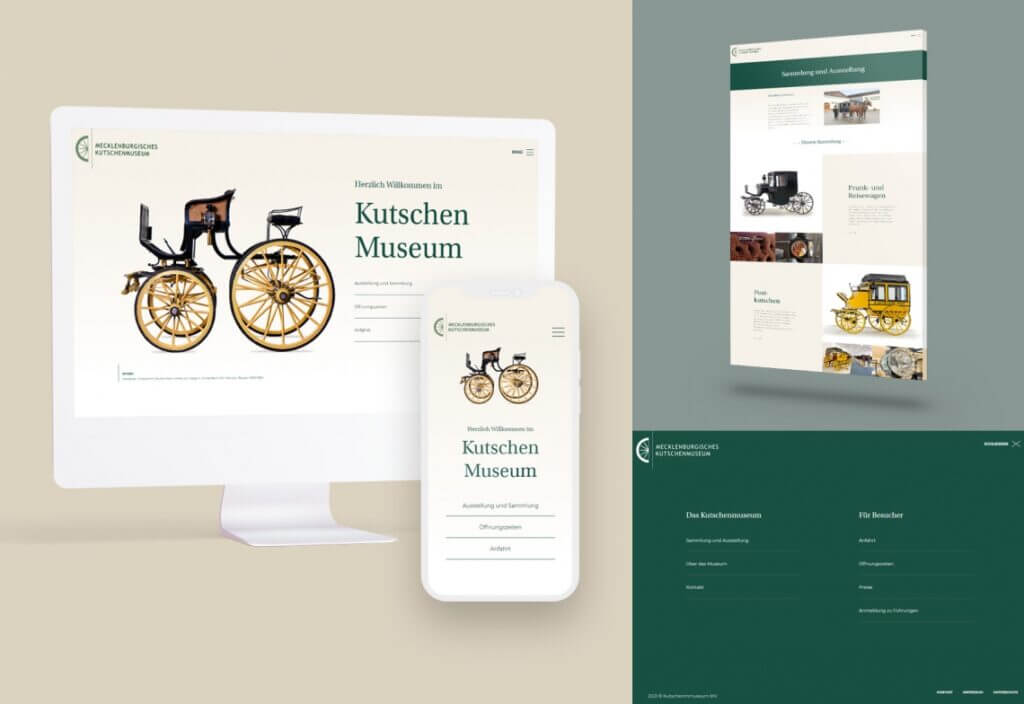 Neue Webseite fürs Mecklenburger Kutschenmuseum