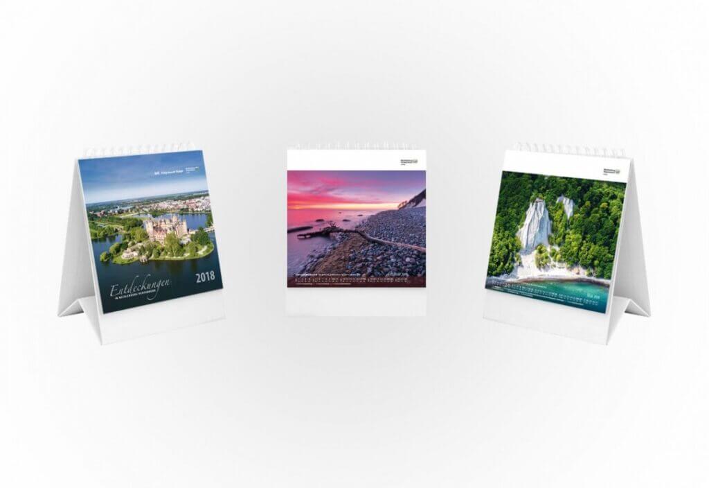 Tischkalender mit dem Thema „Entdeckungen“ in Mecklenburg-Vorpommen