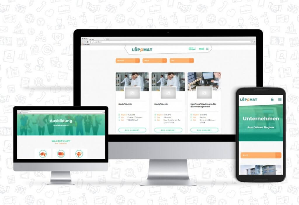 Farblich soll sich das Design an die Hauptseite www.​invest-​swm.​de anpassen