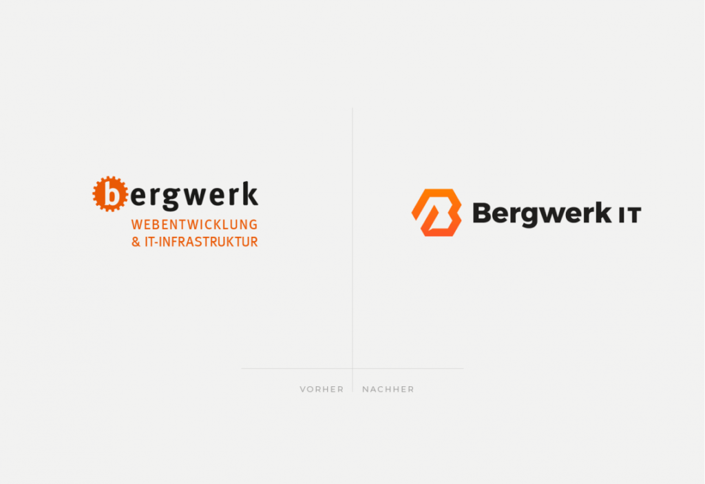 Neues und Altes Logo Bergwerk IT