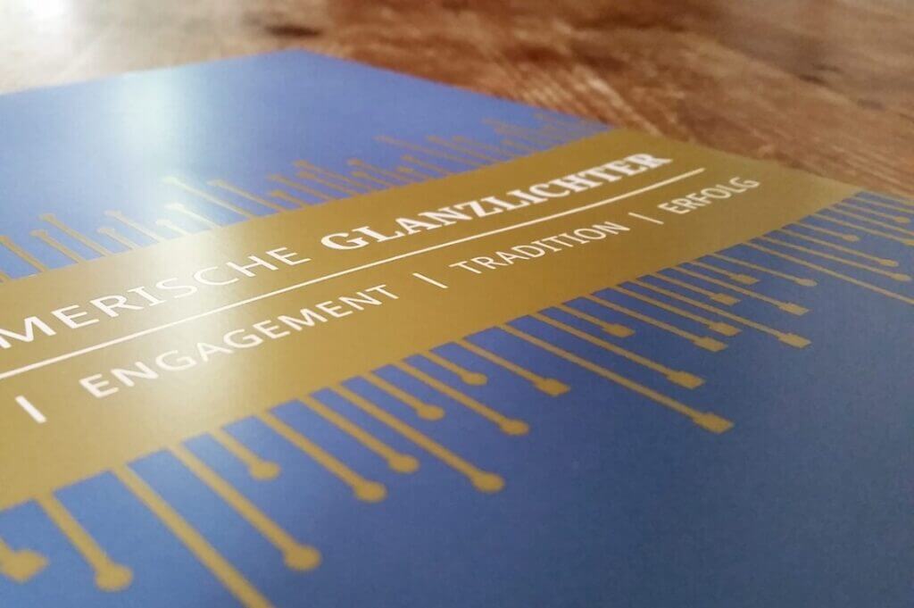 Unternehmerische Glanzlichter Jubiläumsbroschüre für das Wirtschaftsministerium Mecklenburg-Vorpommern