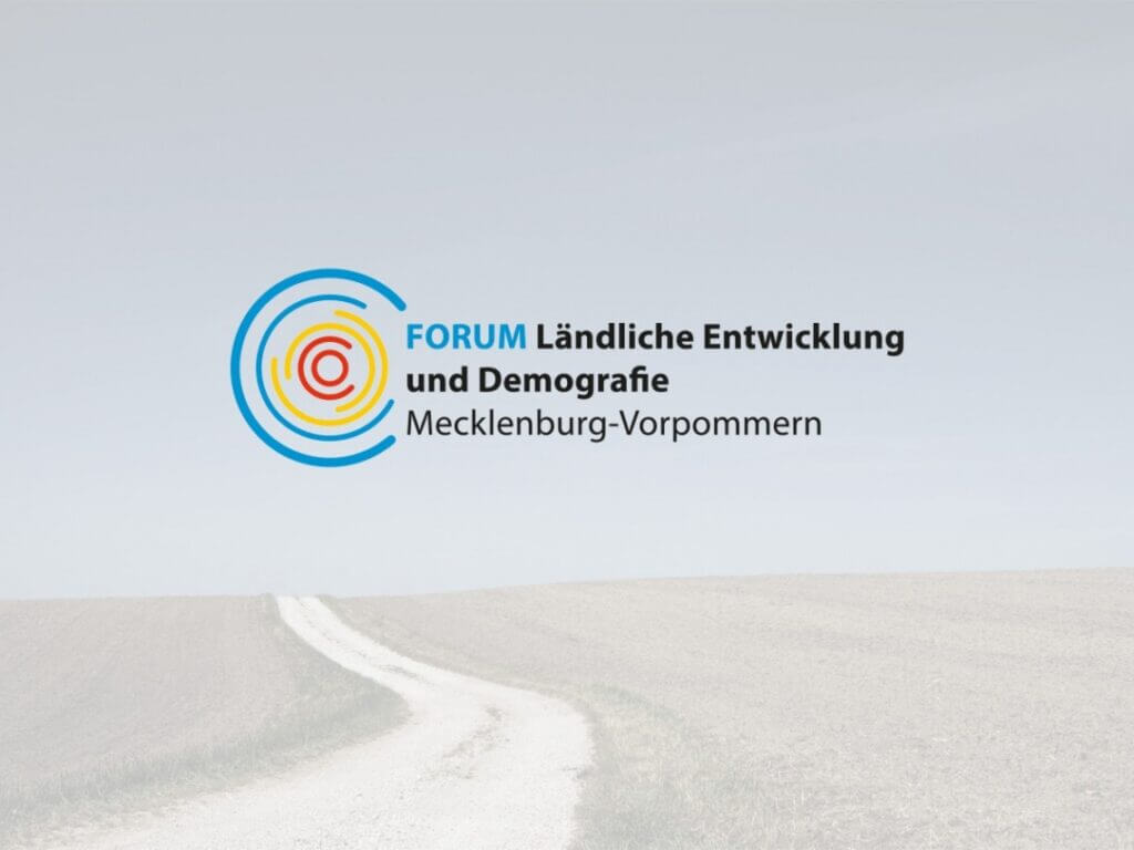 Logo für das „Forum Ländliche Entwicklung und Demografie Mecklenburg Vorpommern“